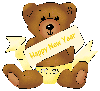 Happy New Year- Yellow Bear