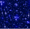 Blue stars- background