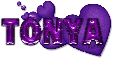 Tonya-Purple hearts