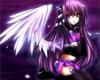 Purple Anime Angel