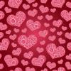 Background-Seamless- Valentine Hearts