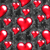 Red hearts n Glitter
