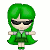 Girl With Green Hair Icon