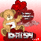 Daisy - Bear - Hearts - Valentine