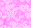 Pink hearts - background