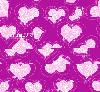 Pink hearts - background