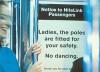 Ladies, No dancing