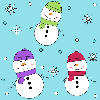 Background-Winter Snowman