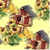 Birdhouse Sunflower - background