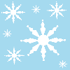 Background/White Snowflake/Winter
