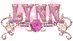 Lynn-Pink rose nametag