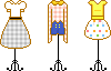 Pixel dolls dresses