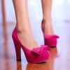 Cute Hot Pink Heels with Bows!
