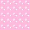pink white hearts