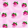 Strawberries and cream background