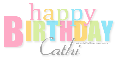 Happy Birthday Cathi