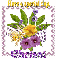 Flower in purple frame- Chrissi