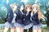 Anime school girls