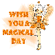 orange fairy w/ Wish you a mgical day