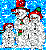 3 snowmen