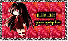 Chibi girl with text