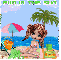 Girl on the Beach - Pami