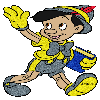 Pinocchio....Gray and Yellow