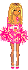 Pink cheerleader