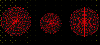 Background-Black Glitter with Red SpiderWeb