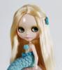 Mermaid blythe doll with blonde hair