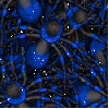 blue tarantula tiled