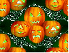 Halloween Jackolantern tiled background