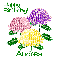 Stylized Chrysanthemums - November Birth Flower - Andrea