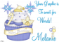 Melanie -Your graphic is to sweet for words!