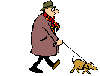 Man Walking Dog