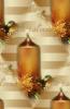 gold candle christmas tiled background