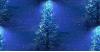 Blue christmas tree tiled background