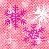 pink snowflakes animated background