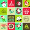 christmas collage background