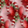 candy cane tiled background