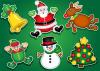Christmas cuties tiled background