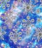 jeweled snowflake tiled background