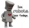 Sad Robot With Broken Heart