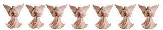 Angel statue divider