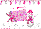 Pink snowman -Happy Hoildays - Andrea