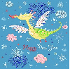 New Year Dragon seamless background
