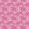Snowflakes On Mauve Pink