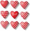 tiled hearts background
