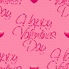 Happy Valentine's Day seamless background