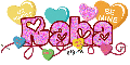 Raha - Valentine Candy hearts name